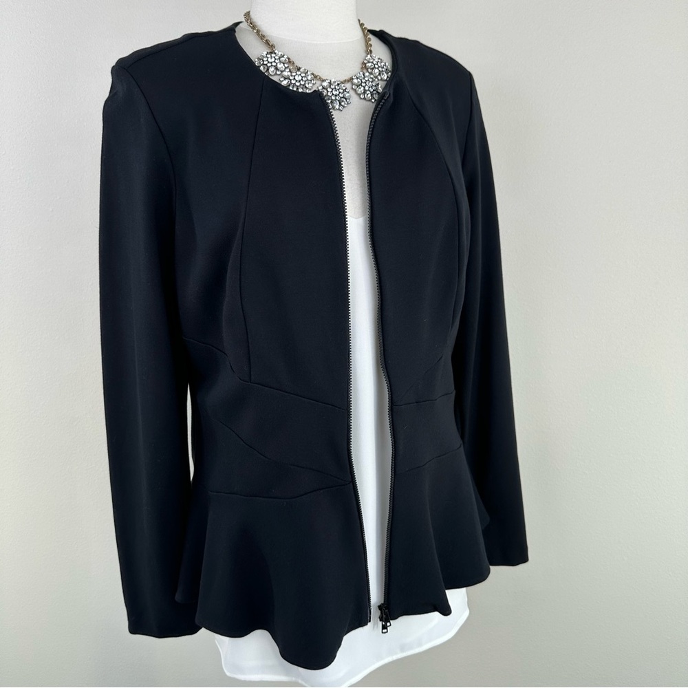 Cabi Black Crisscross Blazer Style 5850 Size L